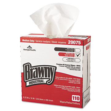 Brawny® Professional Tall Dispenser All-purpose Drc Wipers, 9 1-4 X 16, White, 110-box 10 Boxes-carton freeshipping - TVN Wholesale